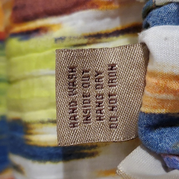 SZ. MEDIUM WOMEN'S ART AND SAND MULTICOLORED TOP - Picture 5 of 5